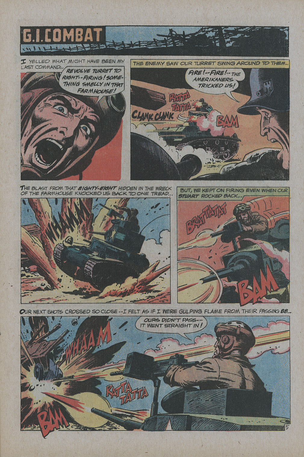 Read online G.I. Combat (1952) comic -  Issue #152 - 7