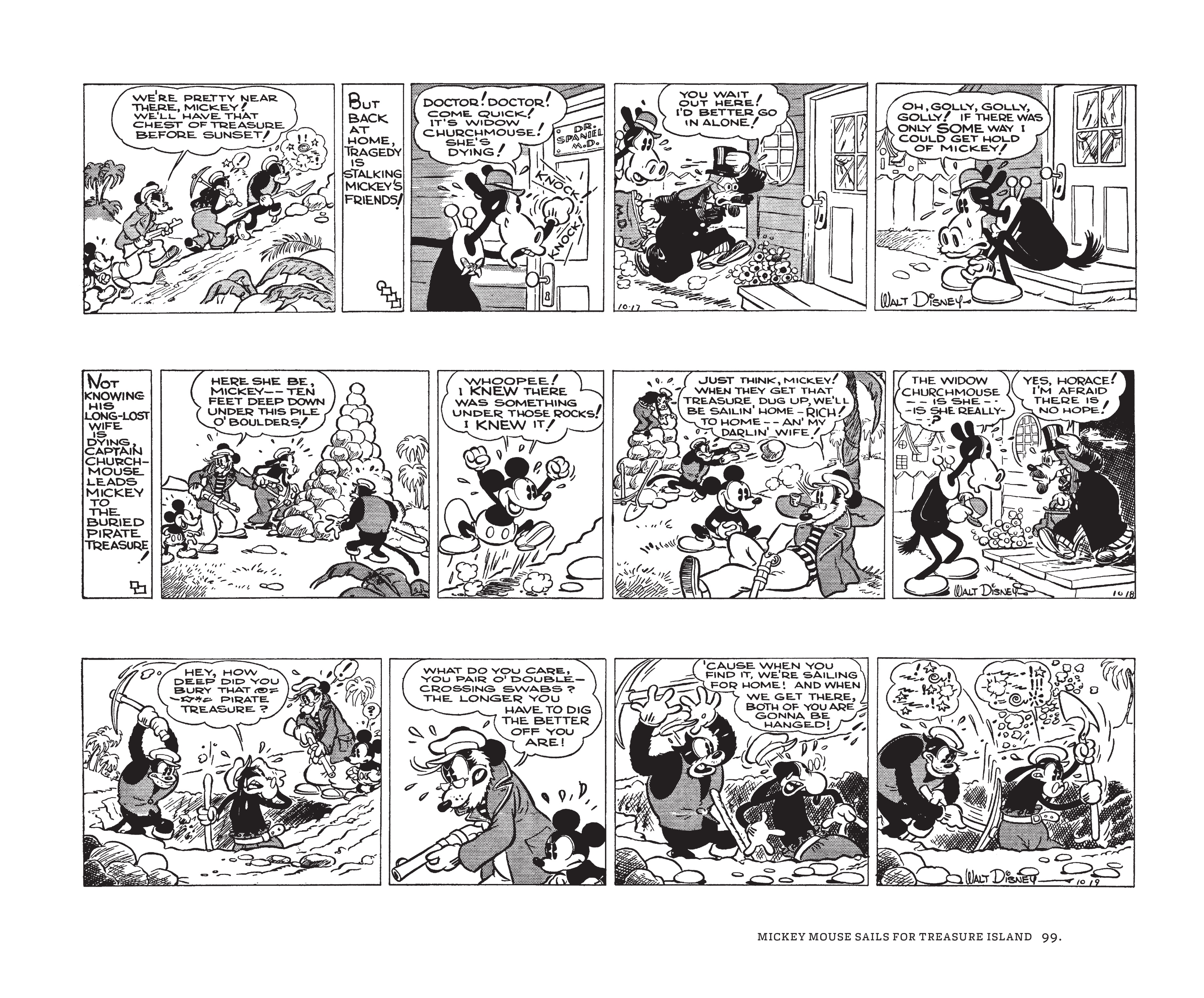 Read online Walt Disney's Mickey Mouse by Floyd Gottfredson comic -  Issue # TPB 2 (Part 1) - 99