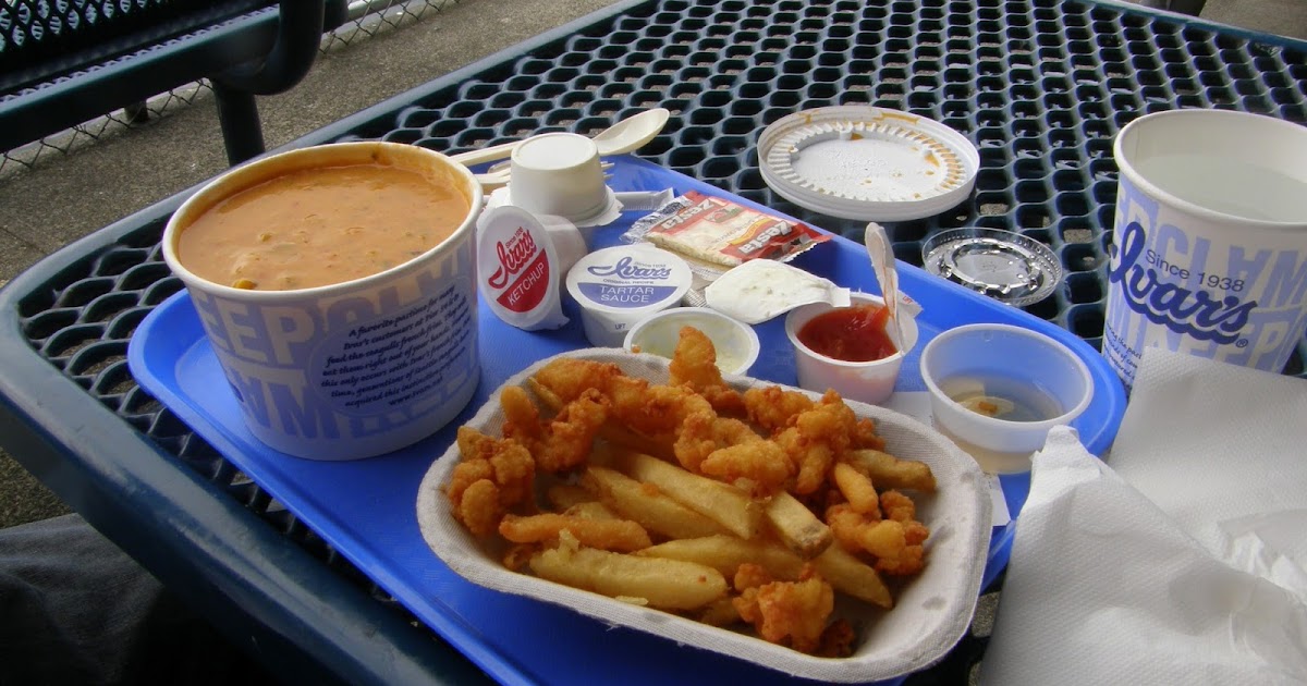 From Sunday to Saturday Ivar's Smoked Salmon Chowder