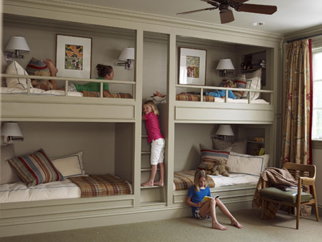 sophisticating: design obsession: built-in bunk beds