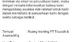 PT TSUZUKI & ASAMA MANUFACTURING INDONESIA - Random Email Loker