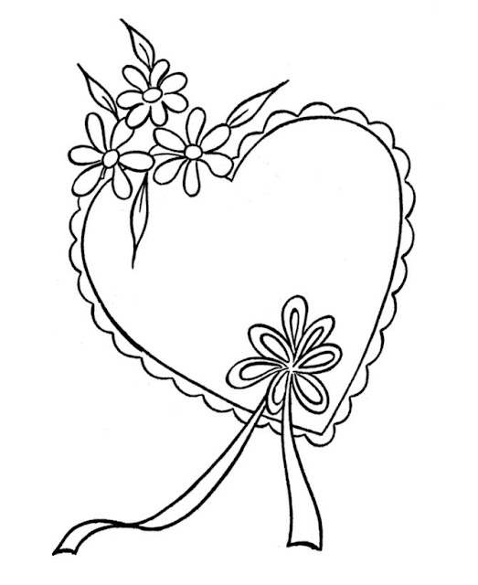 раскраска любовь день святого валентина