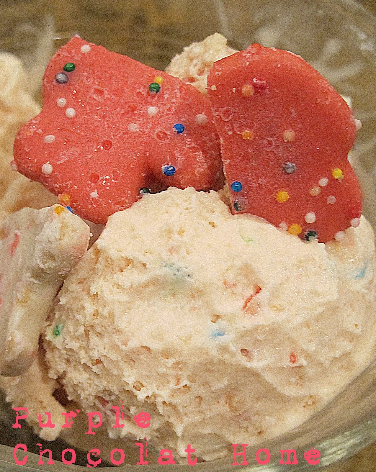 Circus Animal Cookie Ice Cream Purple Chocolat Home