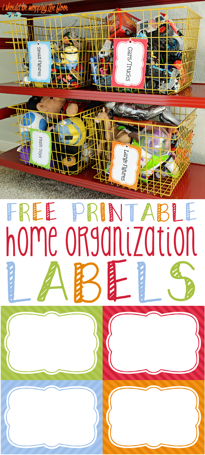 Free Printable Home Organization Labels