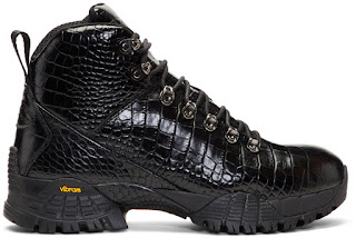 The Slick Hiker: Alyx Black Croc Hiking Boots | SHOEOGRAPHY