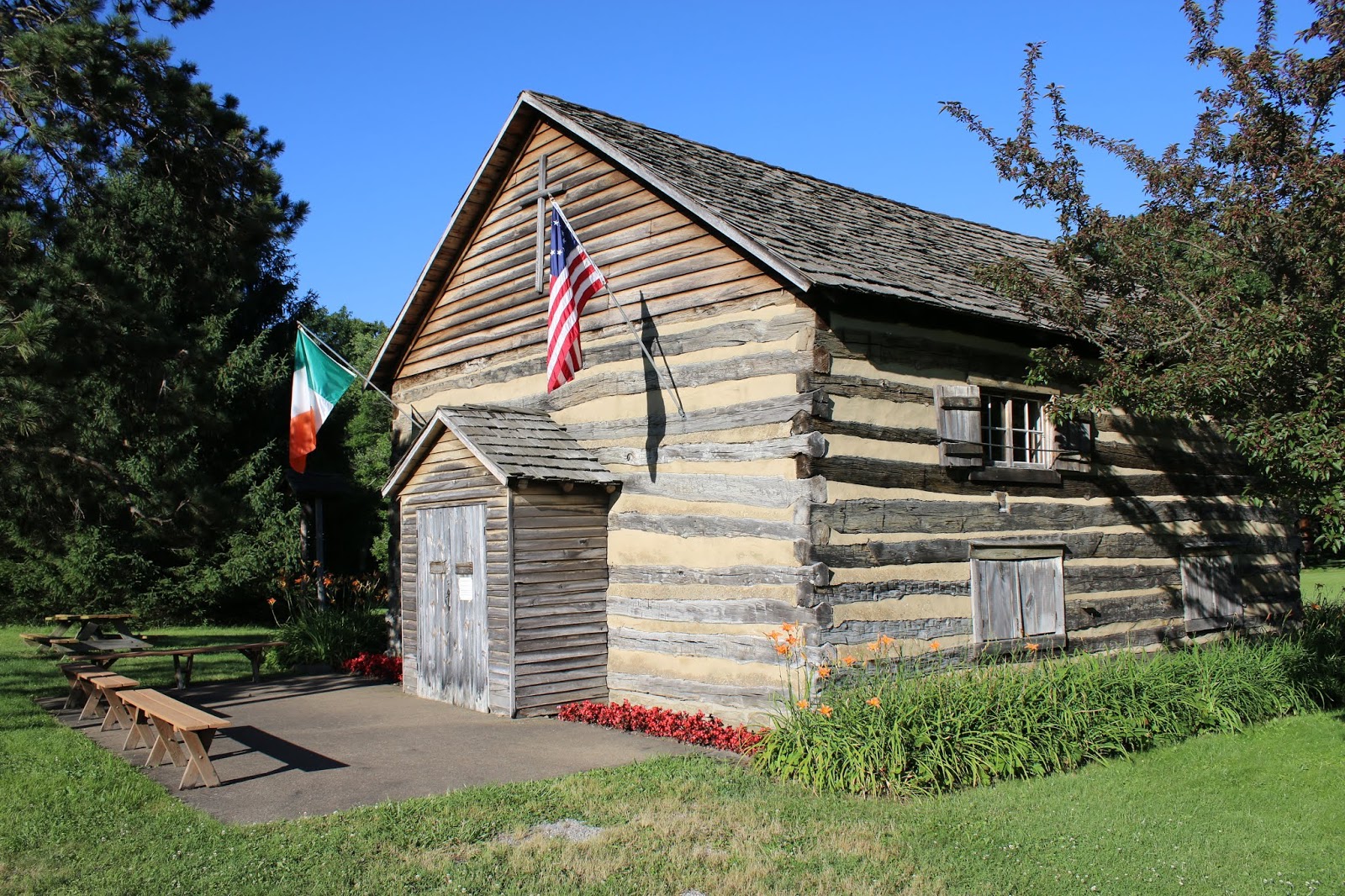 St Patrick S Log Cabin Church Oldest Remaining Catholic Church