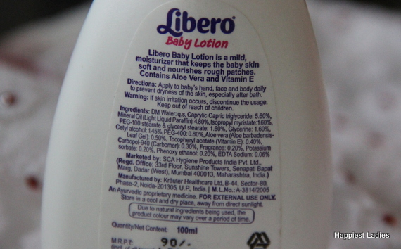 libero lotion
