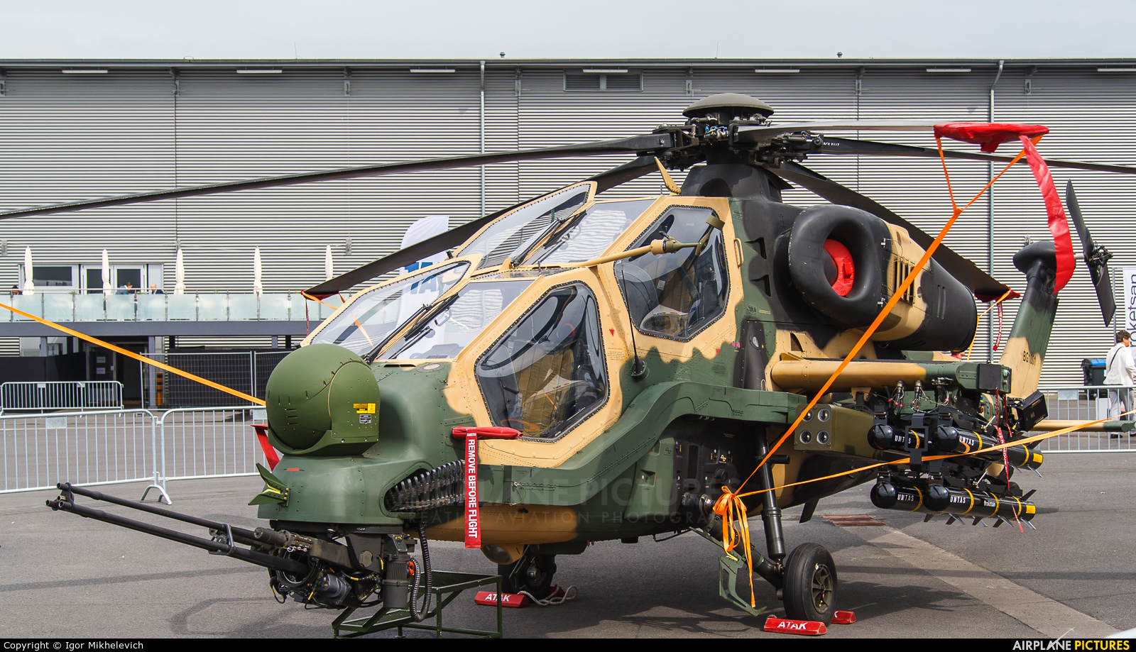 DEFENSE STUDIES PAF Team Checks Turkish T129 ATAK Helicopter