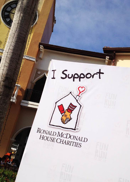I support Ronald McDonald House Charities tarpaulin
