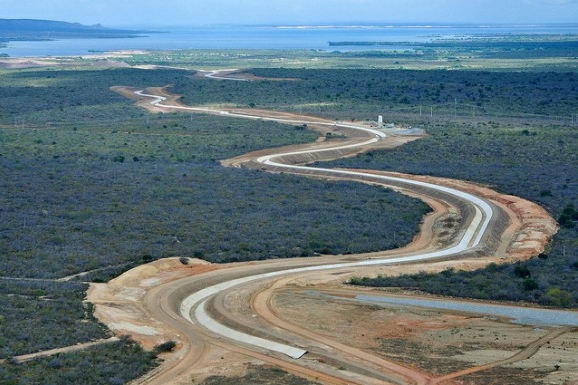 Resultado de imagem para imagens da transposição do rio são francisco na paraiba monteiro