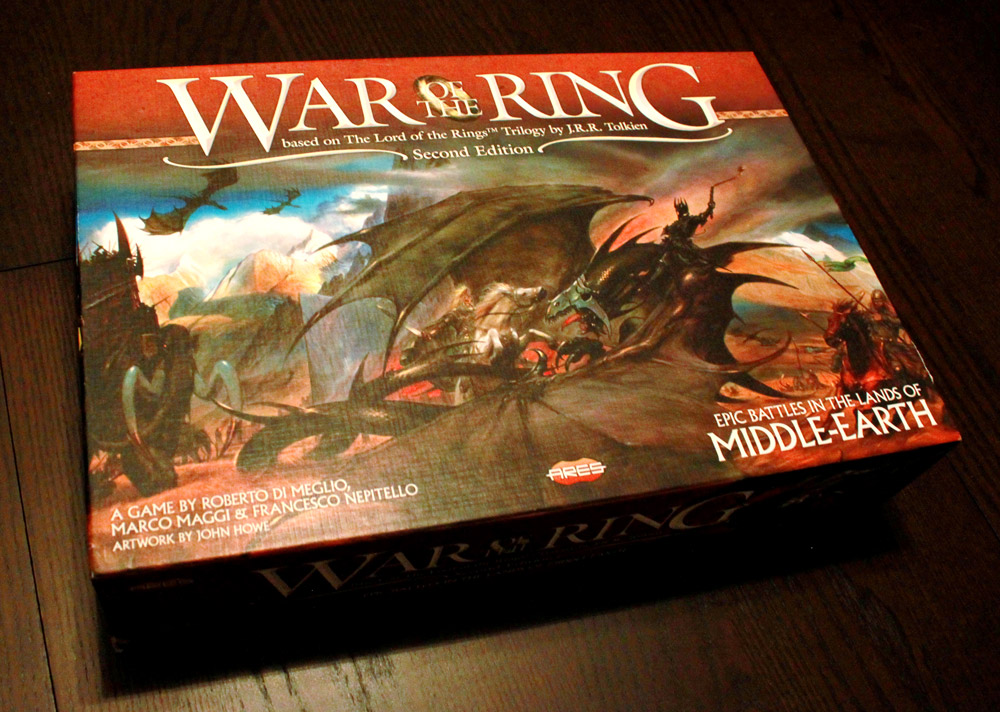 The Trinketorium War of the Ring 2nd Edition Board Game