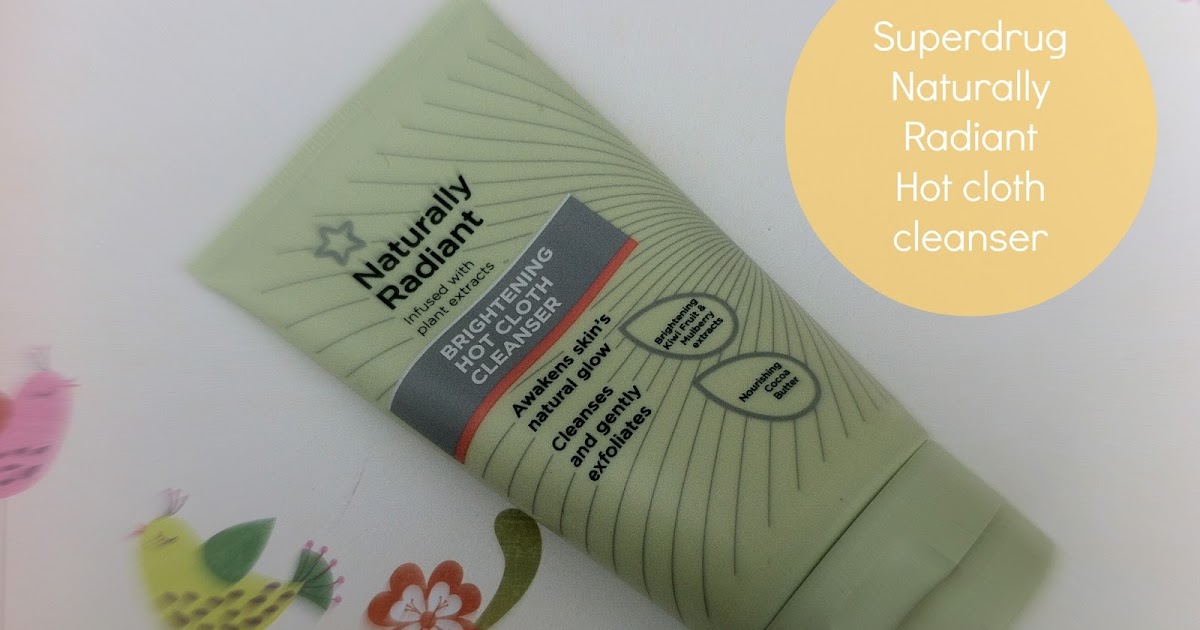 Superdrug Naturally Radiant cleanser  Makeup-Pixi3