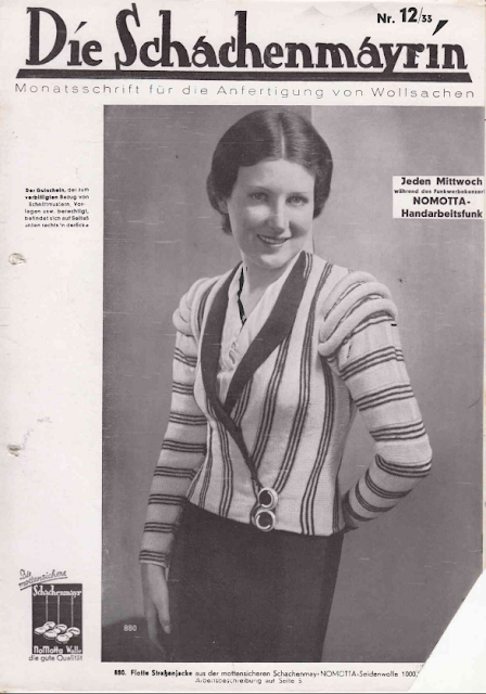 The Vintage Pattern Files: Free 1930's German Knitting Booklet - Die Schachenmayrin 12/33