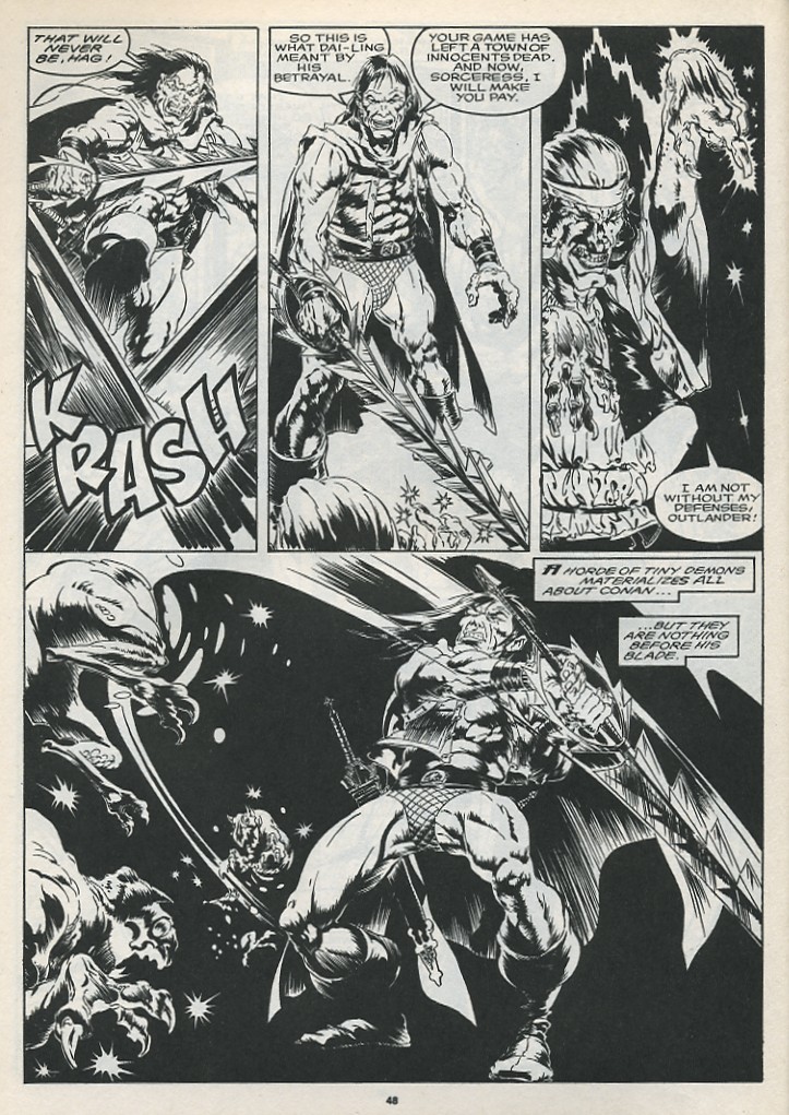 Read online The Savage Sword Of Conan comic -  Issue #175 - 50
