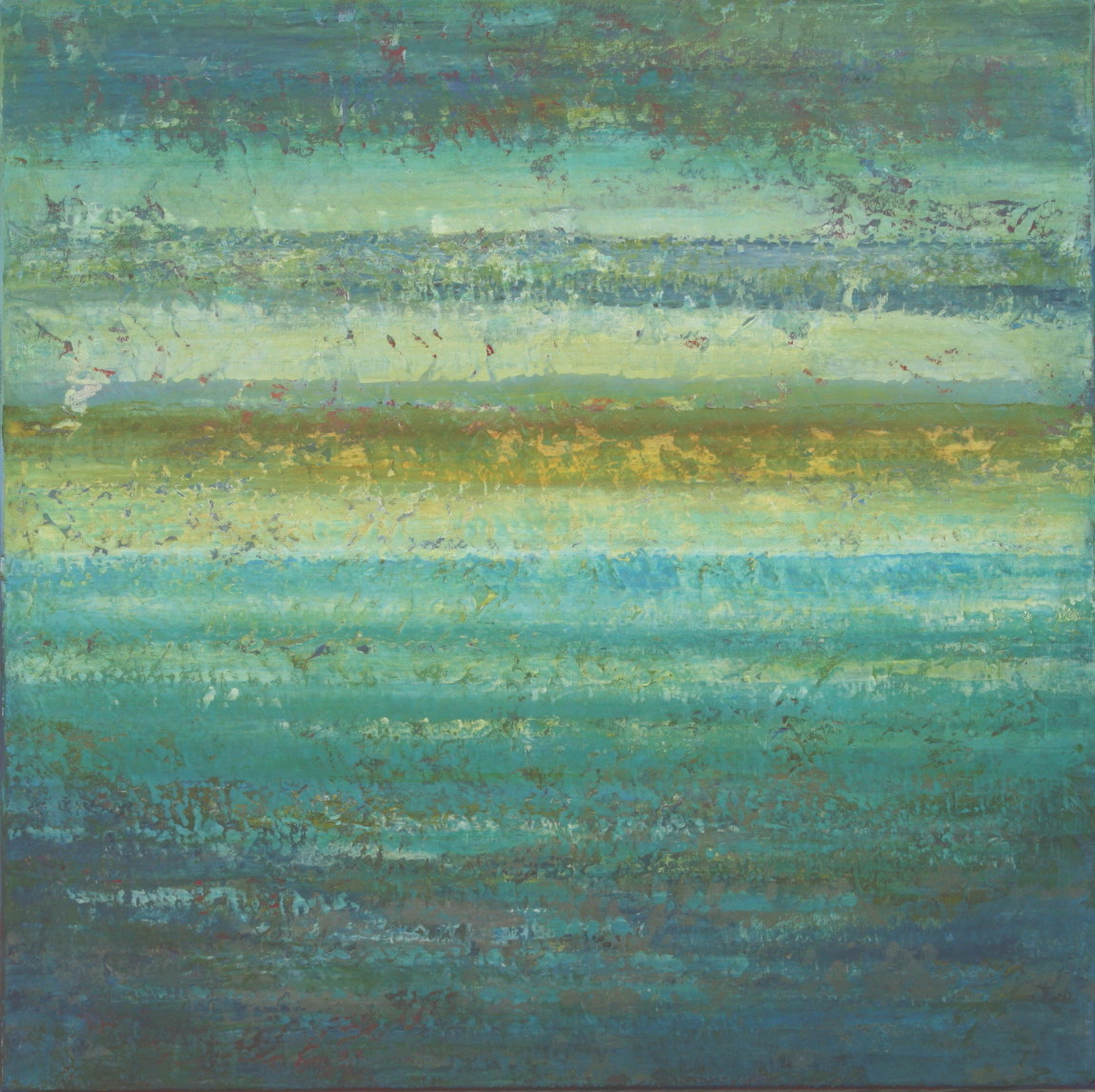 Sage Mountain Studio: Large Abstract Painting of a Seascape Landscape ...