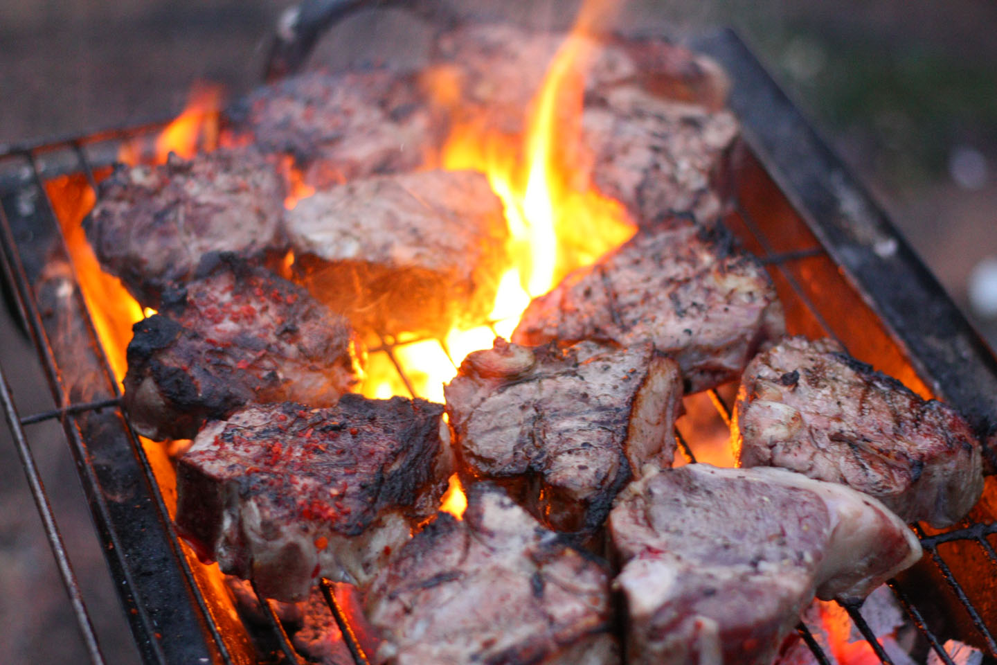 66 Square Feet (The Food) Braaied lamb chops with verjus