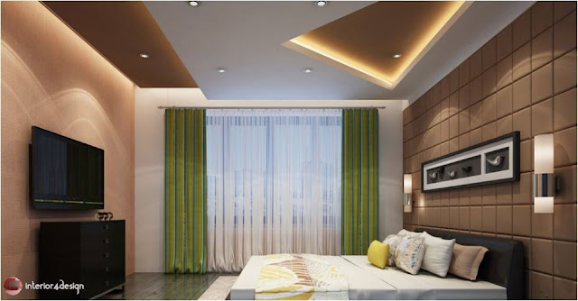 Gypsum Bedroom Designs 15