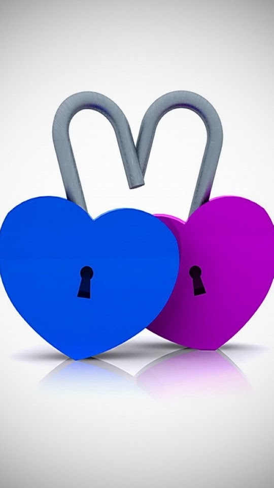   Opened Heart Lock   Android Best Wallpaper
