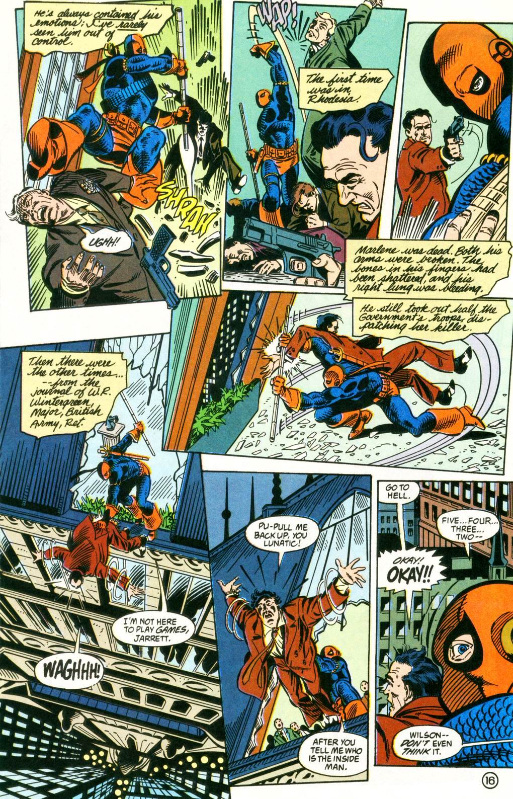 Read online Deathstroke (1991) comic -  Issue #7 - 16