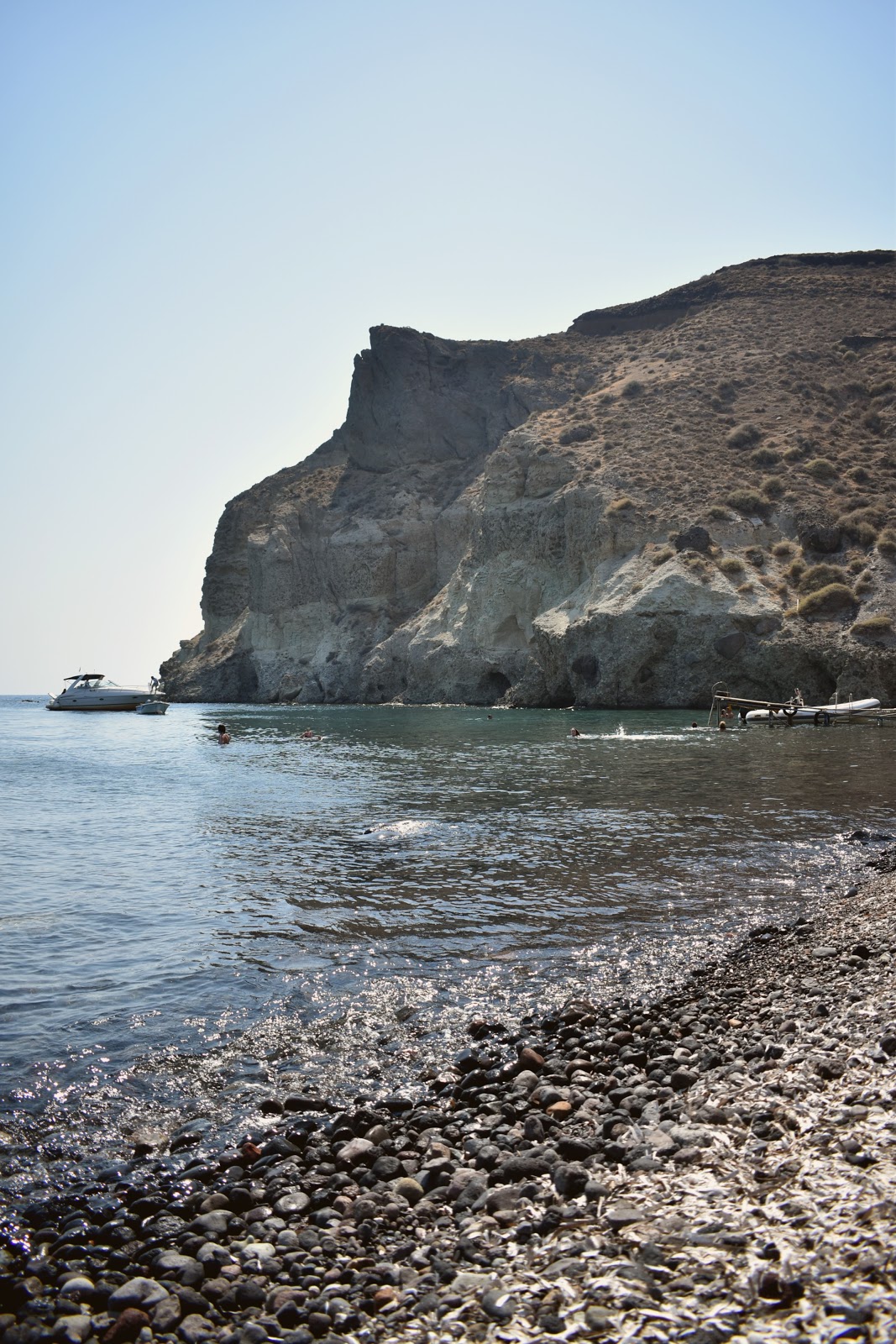 black beach, santorini, grecia