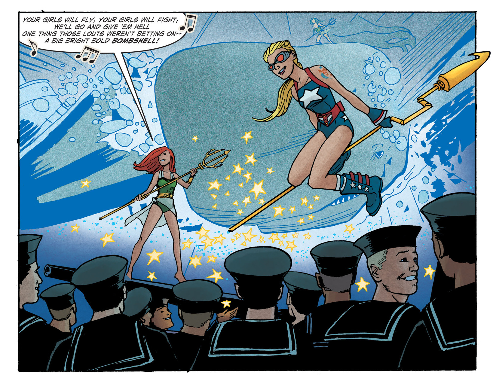 Read online DC Comics: Bombshells comic -  Issue #23 - 4