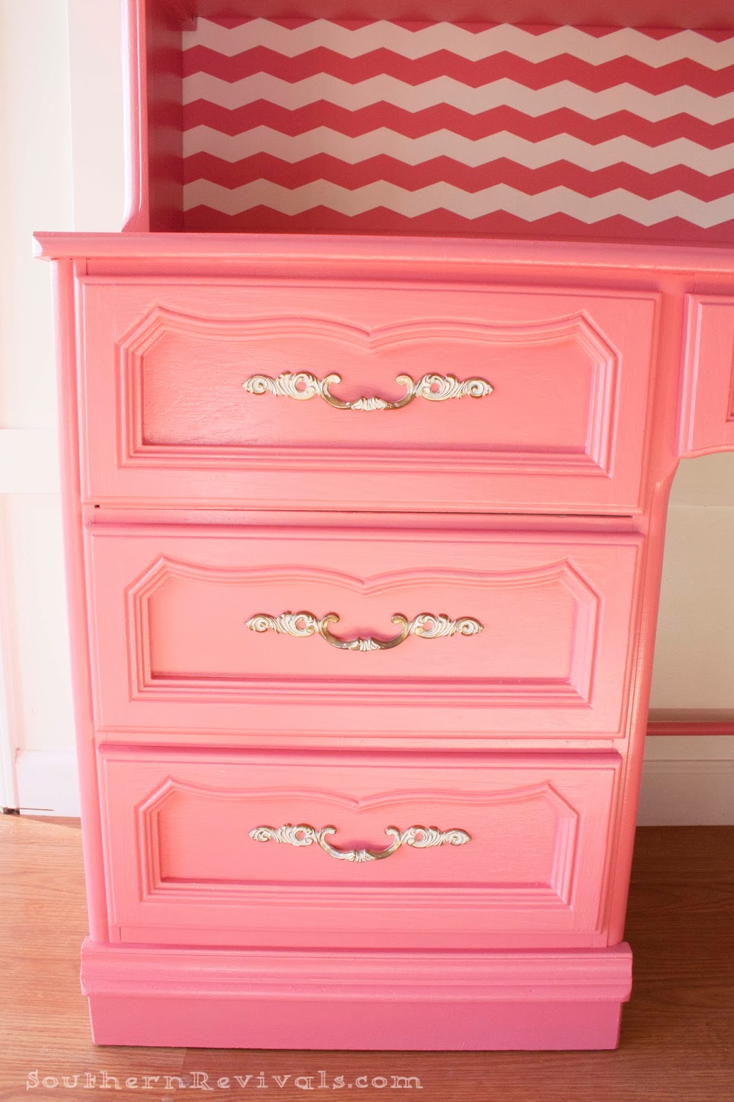 French Provincial Desk & Hutch From Vintage French to Oh la la