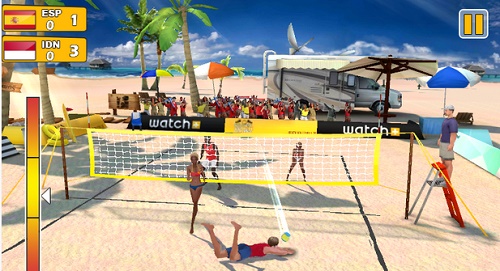 game voli pantai 3d game voli pantai 3d di hp android