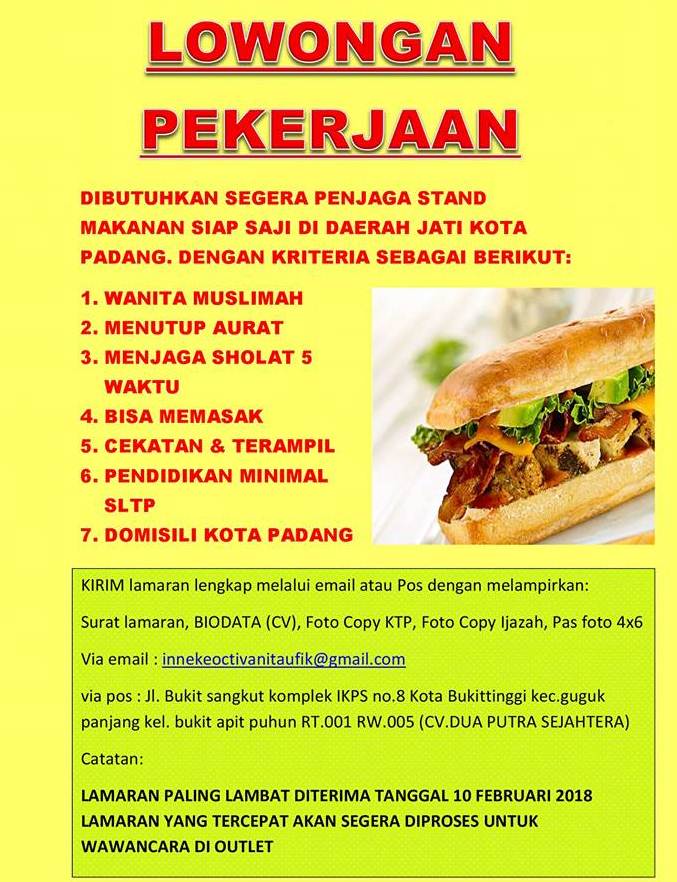 Contoh stand minuman