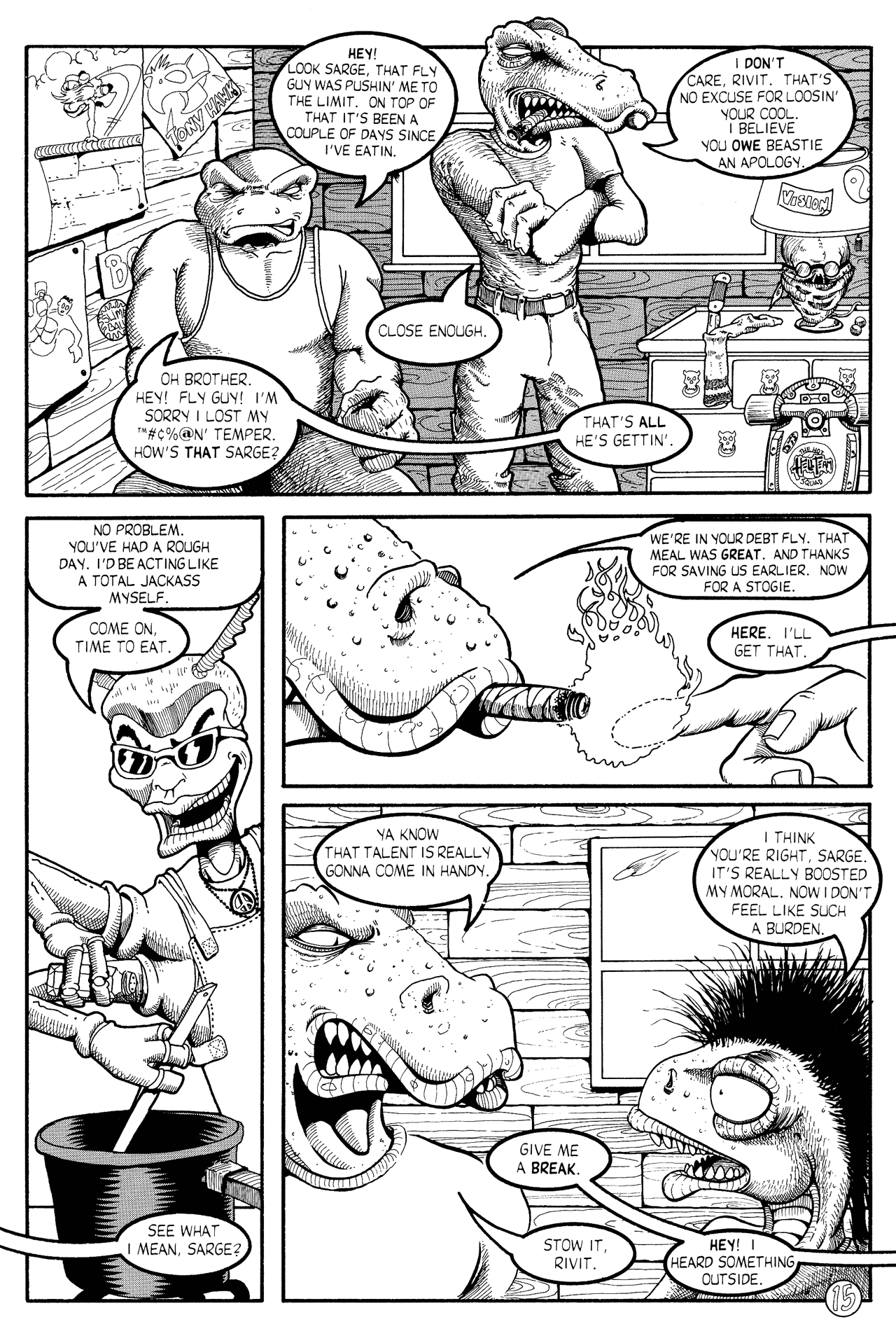 Read online Cold-Blooded Chameleon Commandos comic -  Issue #5 - 16