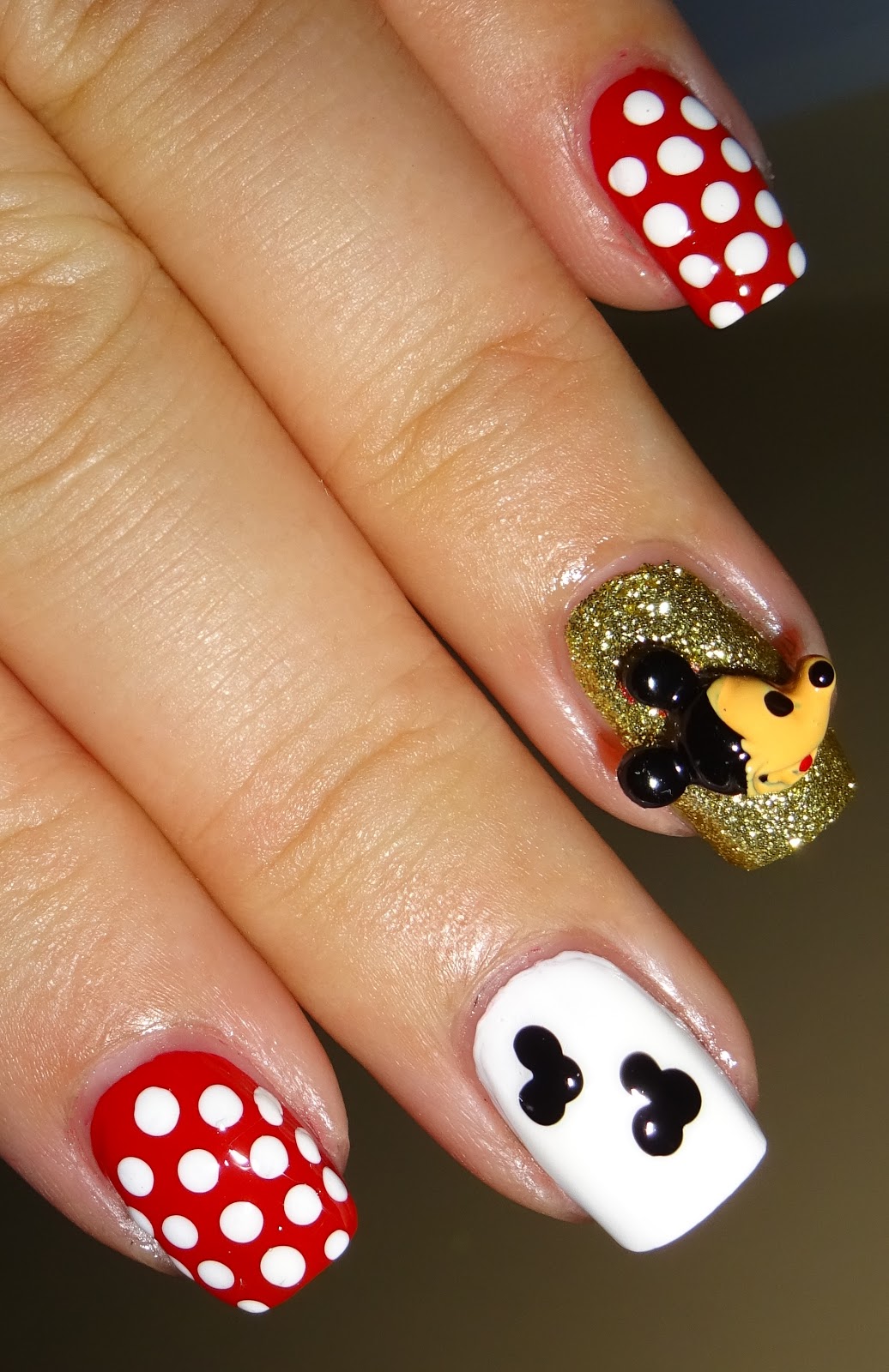 Wendy's Delights: Mickey Mouse 3D Nail Decorations from Charlies Nail Art