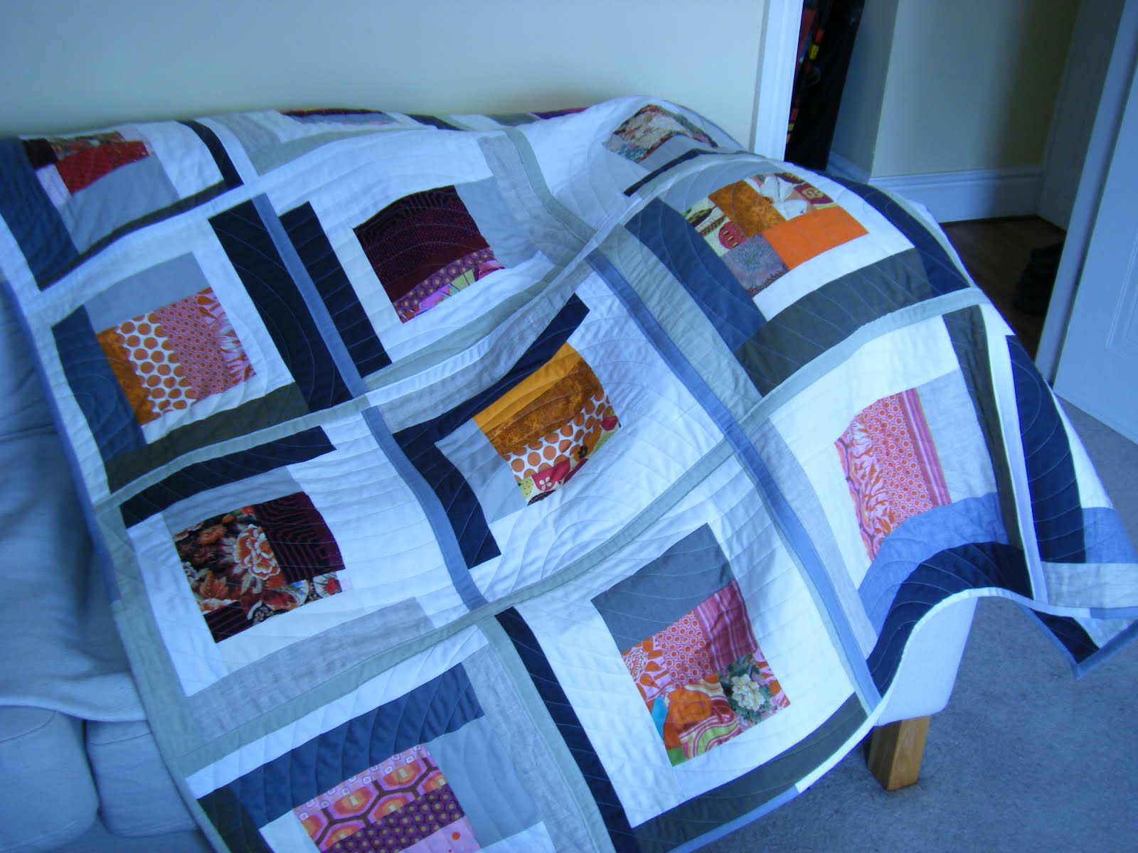 This Creative Bliss The Finished Windows Quilt