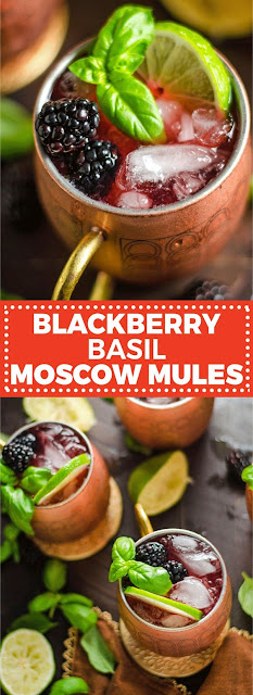 BLACKBERRY BASIL MOSCOW MULES BLACKBERRY BASIL MOSCOW MULES