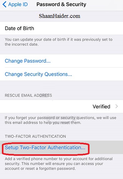 HOW TO : Enable Two-Factor Authentication on Apple ID or iCloud Account