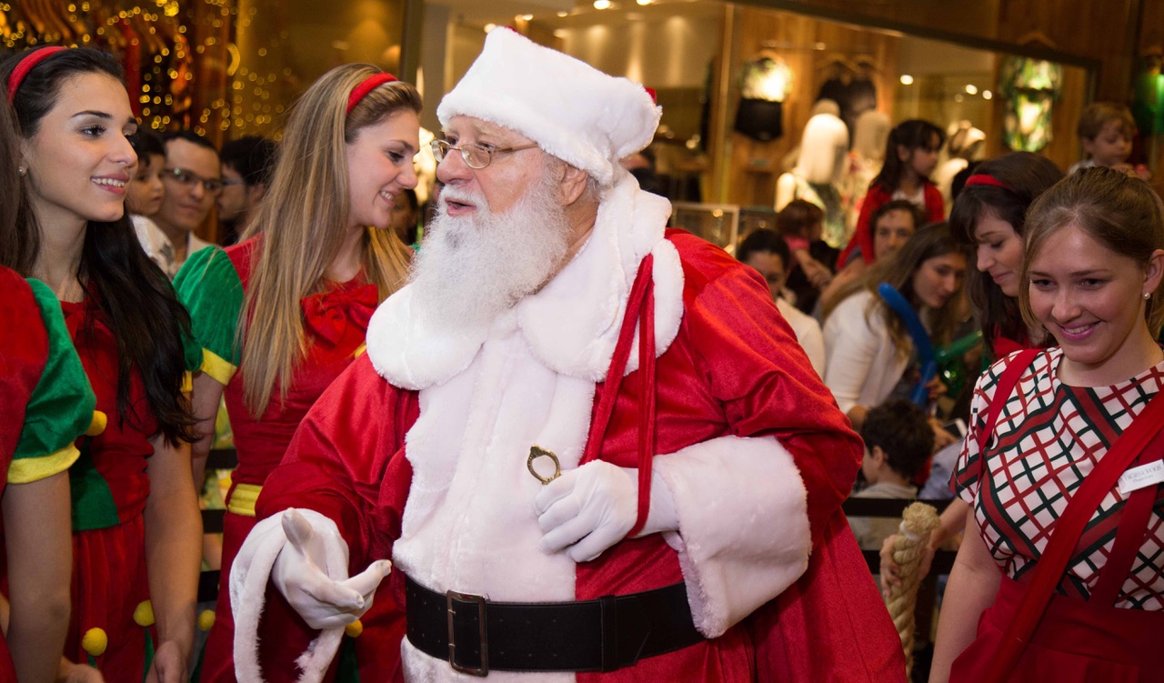 Falando de Varejo Papai Noel chega ao Shopping Patio Higienópolis