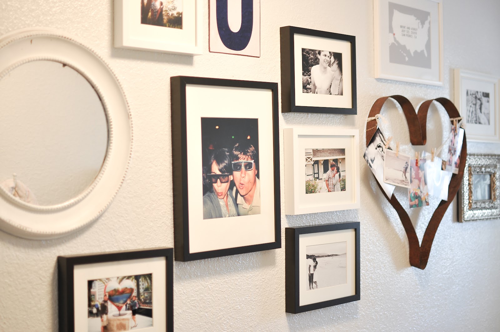 Domestic Fashionista Entryway Gallery Wall