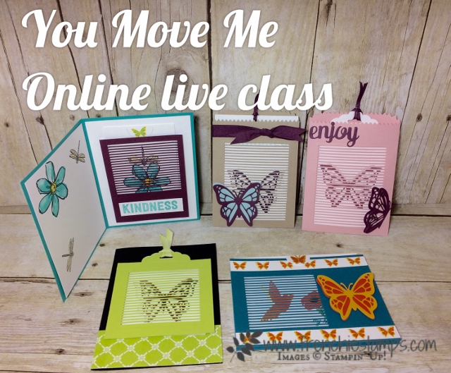 You Move Me, Move Me thinlits, Mini Treat Bag thinlits, Frenchie's Live, Stampin'Up!
