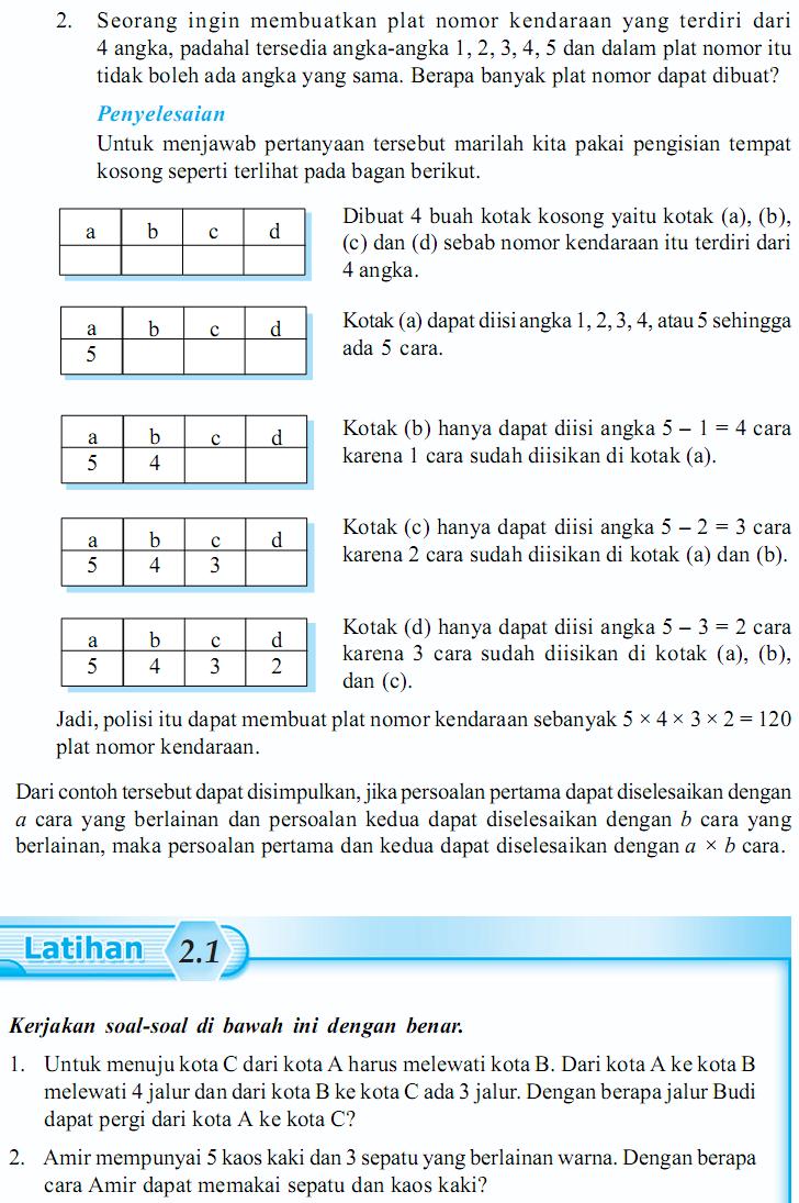 MATEMATIKA DI SMA: MATERI AJAR MATEMATIKA XI IPA BAB PELUANG