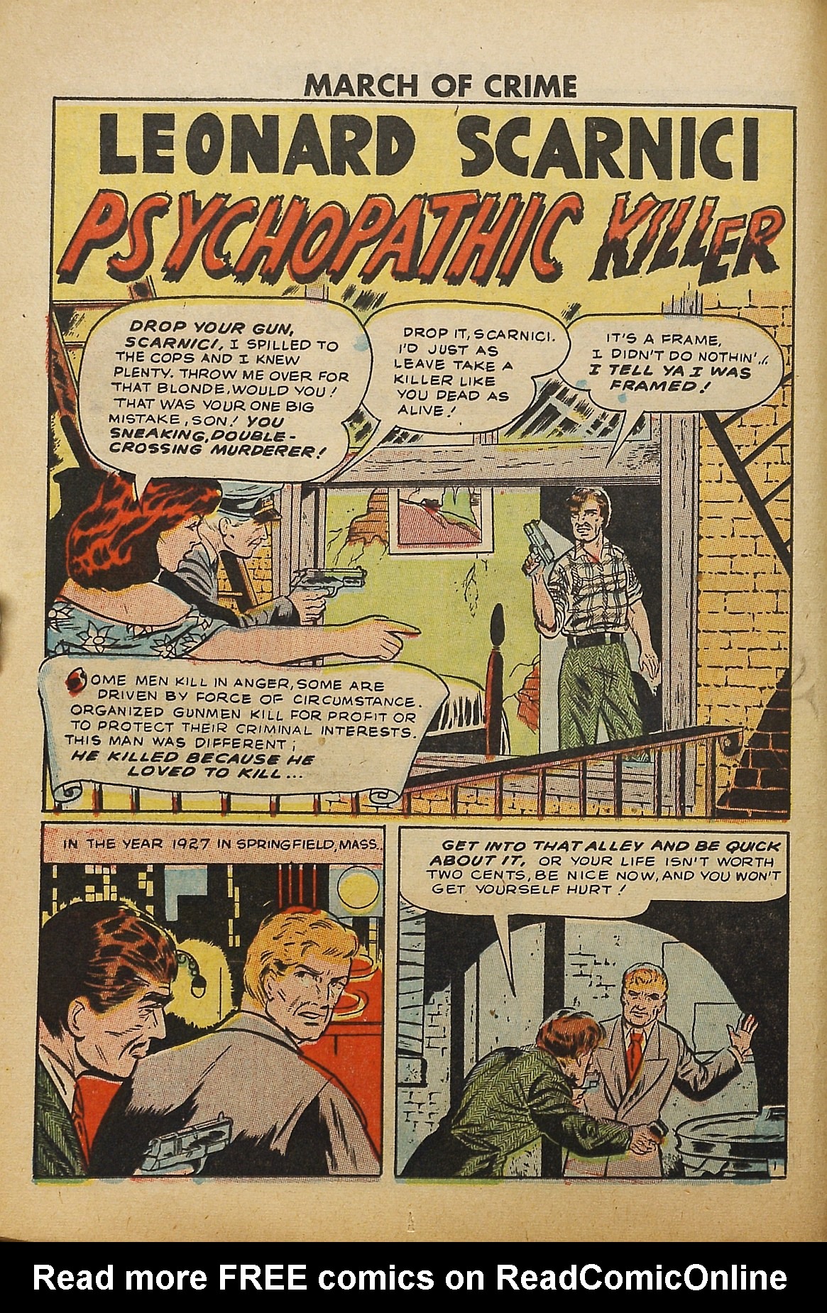 Read online March of Crime comic -  Issue #1 - 12