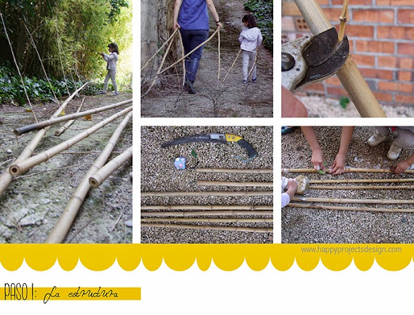 DIY tipi: la estructura