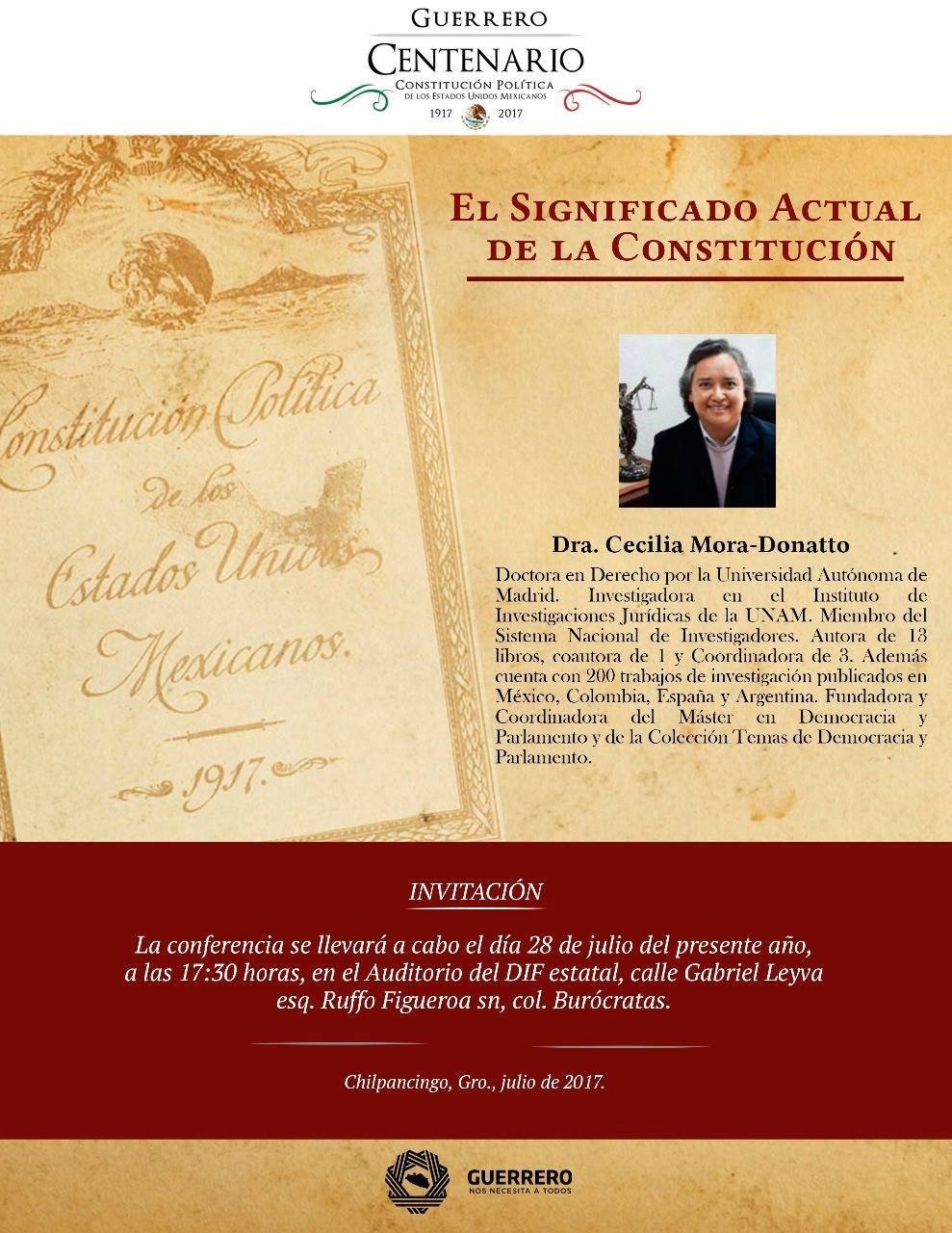 ANUNCIAN EN GUERRERO CONFERENCIAS POR CONMEMORACIÓN