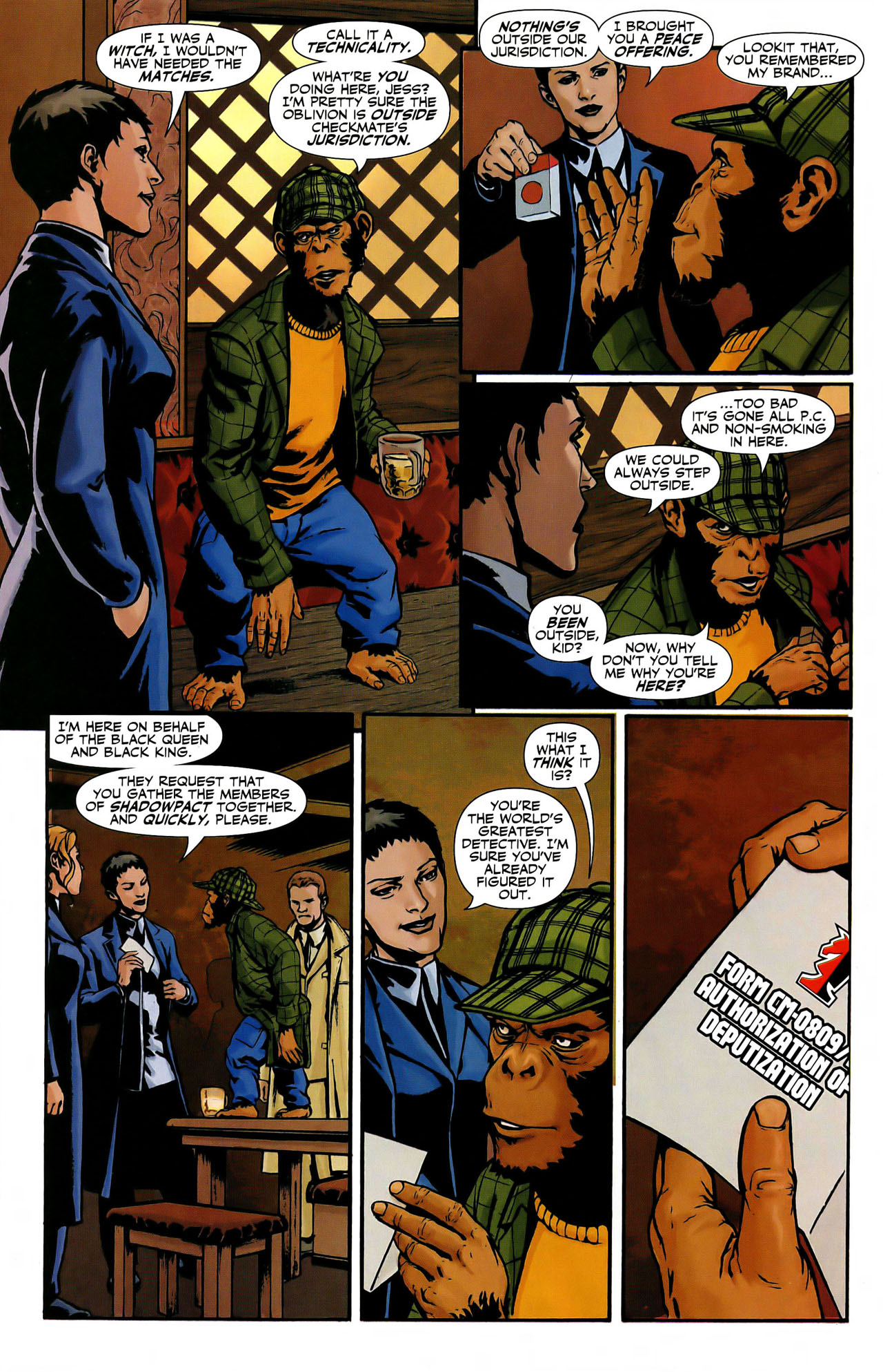Read online Checkmate (2006) comic -  Issue #9 - 16