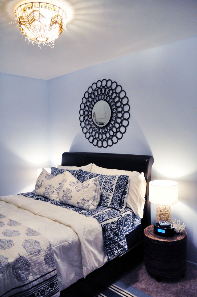 beachy guest room