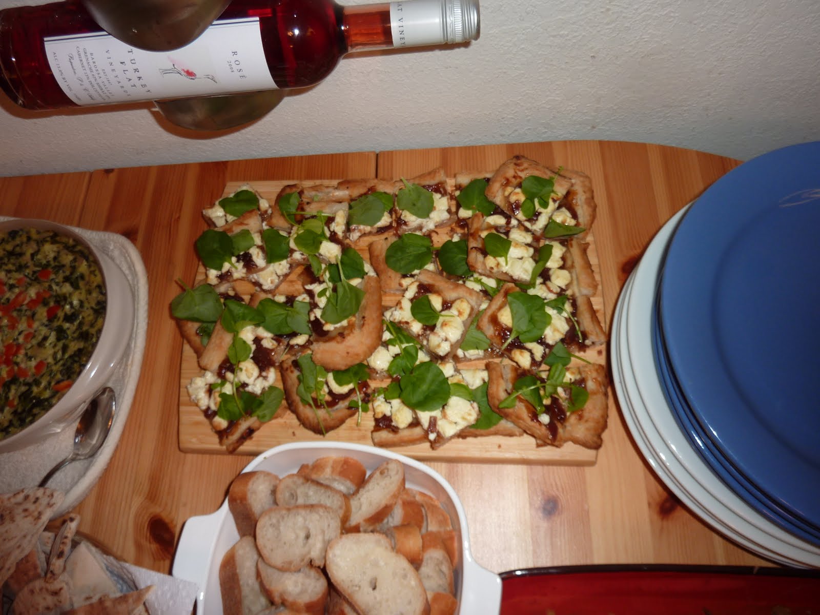 . Red Onion Chutney and Goat Cheese Tart by Meike