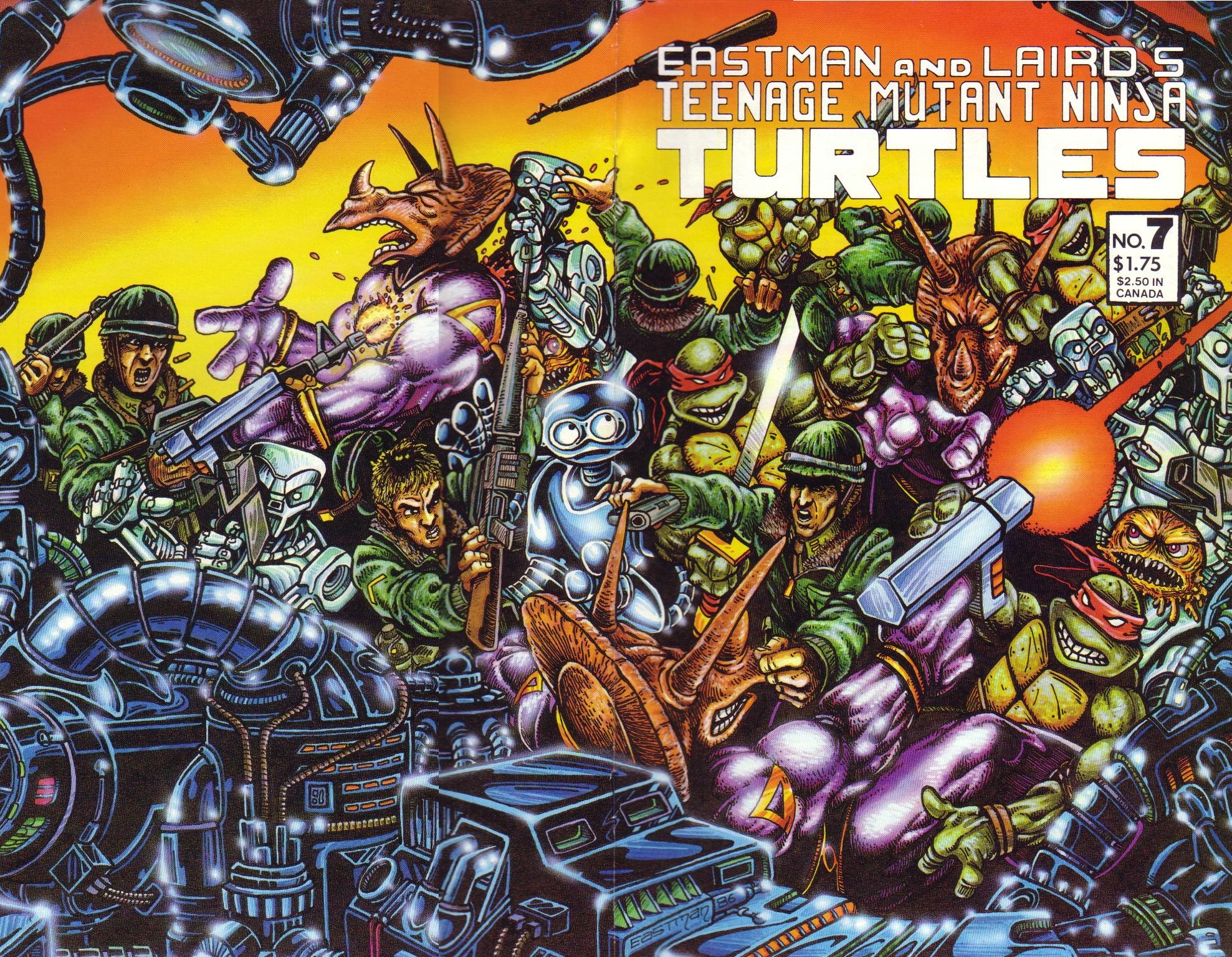 Read online Teenage Mutant Ninja Turtles (1984) comic -  Issue #7 - 1