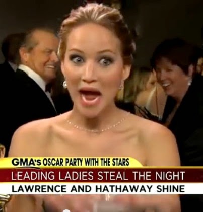 Messy Celebrity Polls: Jennifer Lawerence How clumsy