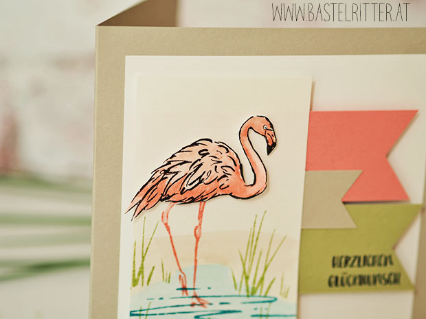 Stampin up Flamingo Fantasie Bastelritter 