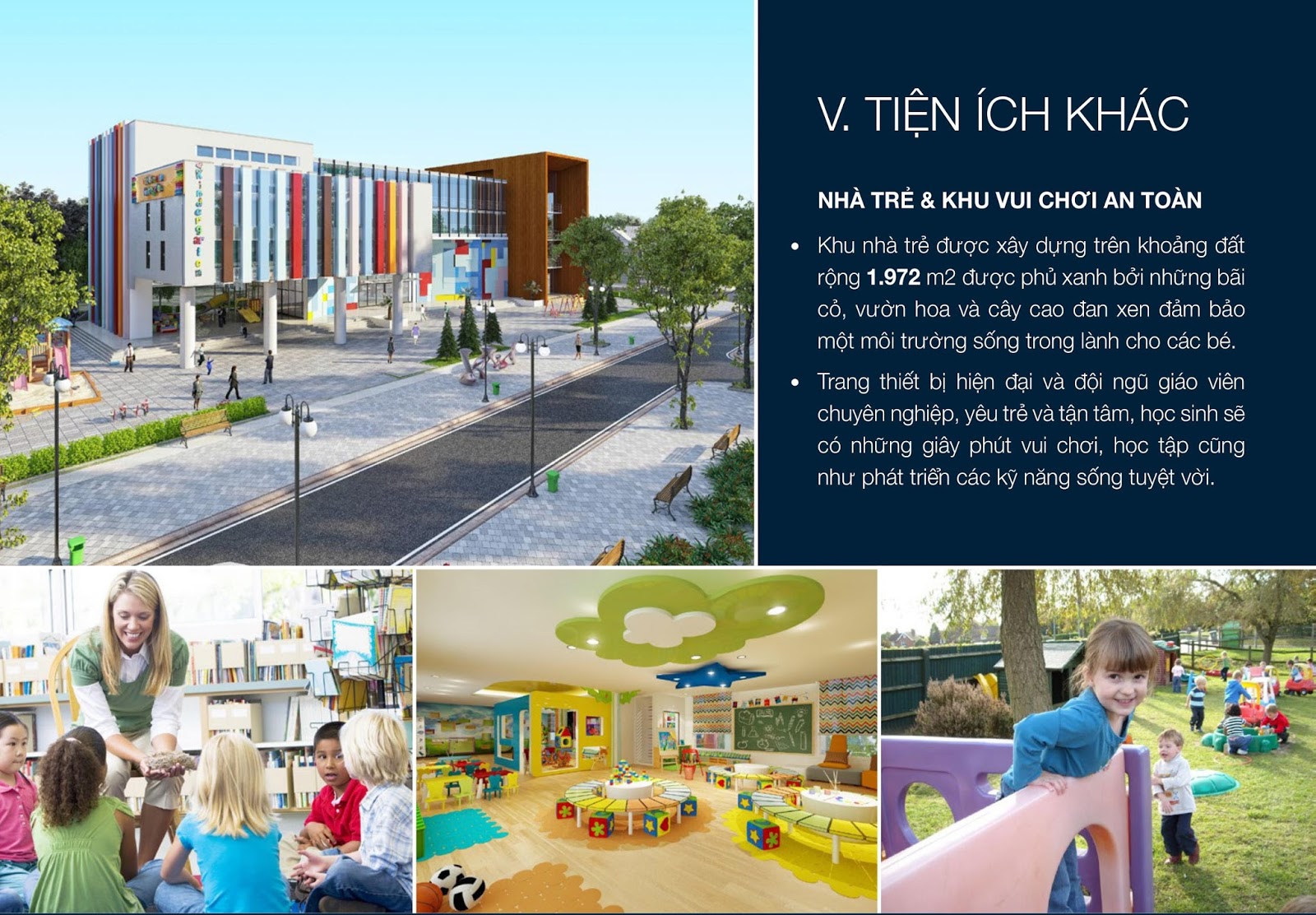 Trường học nội khu dự án chung cư GoldSilk Residence Trường học nội khu dự án chung cư GoldSilk Residence