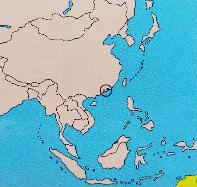Gambar Peta letak negara Macao