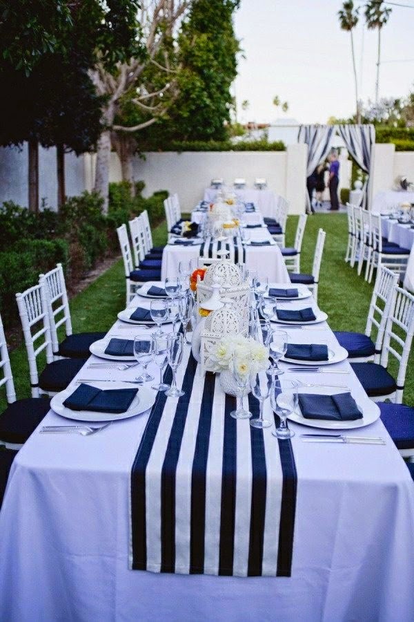 Table decoration in blue &#8211; fascinating ideas!