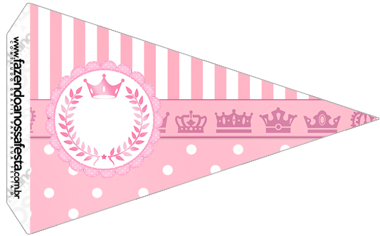 Pink Crown: Free Party Printables. | Oh My Quinceaneras!